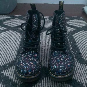 like new floral doc martens 1460